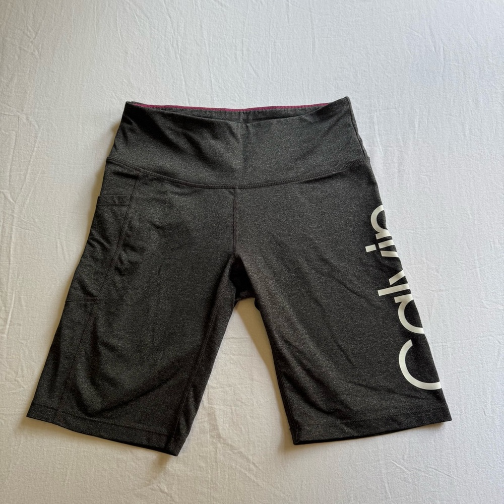 Calvin Klein Women's Charcoal Bike Shorts